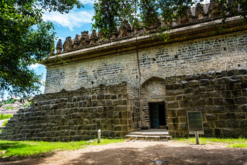 Gymnasium at King Fort or Rajagiri Fort of Gingee in Tamil Nadu, India. It lies in Villupuram District, built by the kings of konar dynasty & maintained by Chola dynasty. Archeological survey of india