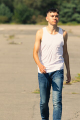 18 year old in a sleeveless top