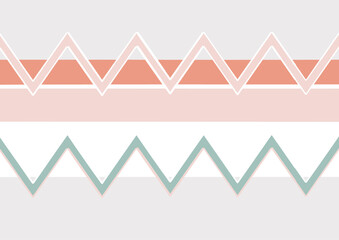 Geometric triangle vector shapes with separate colored background