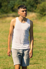 18 year old in a sleeveless top