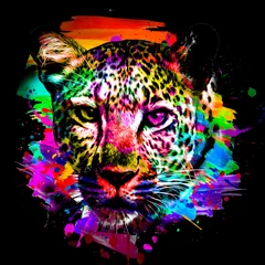 Foto auf Glas tiger in the jungle © reznik_val