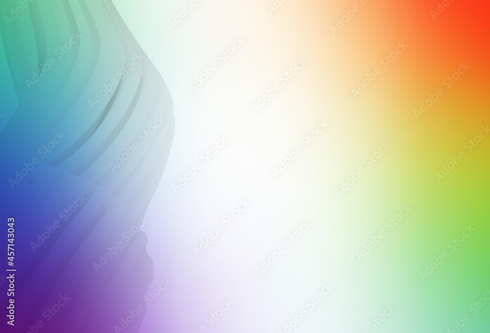 Poster light multicolor vector abstract blurred background.