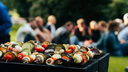 barbecue on the grill