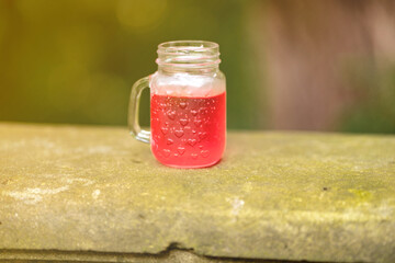 refreshment on a hot summer day