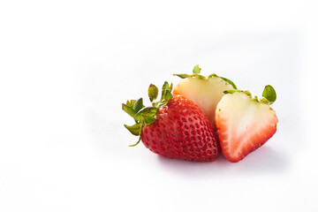 strawberries in a glass