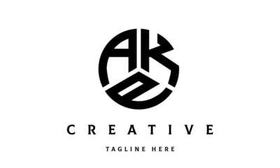 AKP circle three letter logo