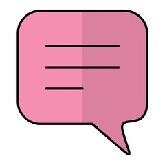 Vector Comments Filled Outline Icon Design