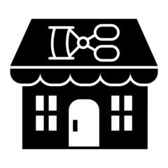 Vector Salon Glyph Icon Design
