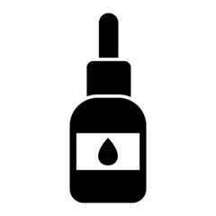 Vector Organic Oil Glyph Icon Design