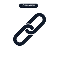 Link icon symbol template for graphic and web design collection logo vector illustration
