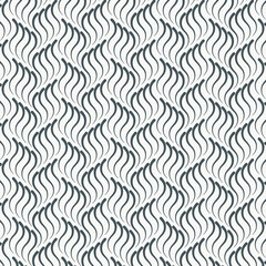 vector pattern with geometric waves in different size of line . Endless stylish texture. Ripple monochrome background. pattern is on swatches panel.