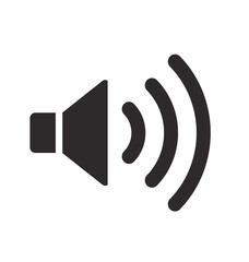classic audio speaker icon max volume