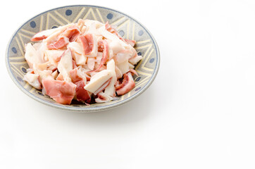 ボイルしたセーイカ下足（ソデイカ下足）