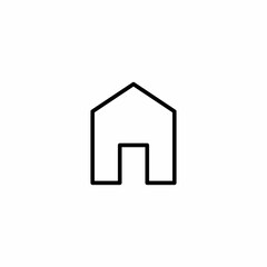 Home Icon.  Vector illustration for graphic design, Web, UI, app.