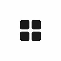 App menu button icon. Vector illustration for graphic design, Web, UI, app.