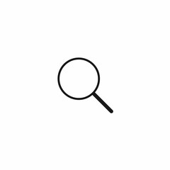 magnifier icon.  Vector illustration for graphic design, Web, UI, app.
