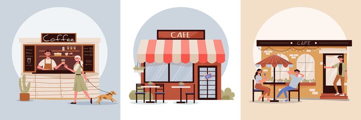 Obraz premium Cafe Design Concept