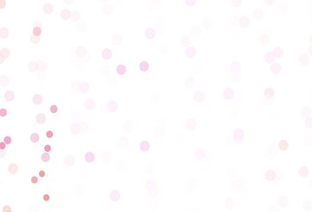 Light Pink vector texture with colored snowflakes.