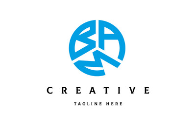 BAM circle three letter logo