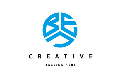 BEJ circle three letter logo