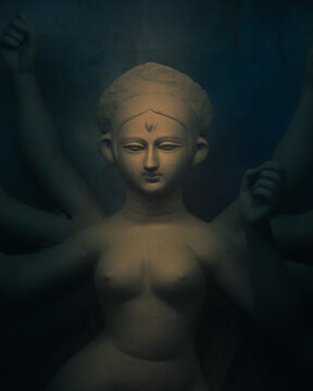 The early stage of durga pratima