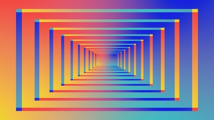 Naklejka premium 3D wallpaper for interior decoration. Design for T shirt, bed sheet, table cloth, curtain and fabric print. Textile art. Popular fashion design. Best abstract art. Gradient background. 3d frame.