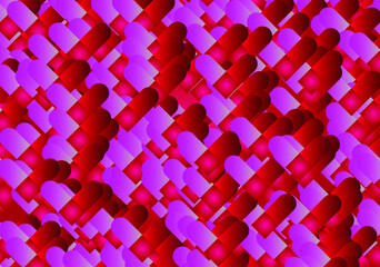 abstract background with hearts