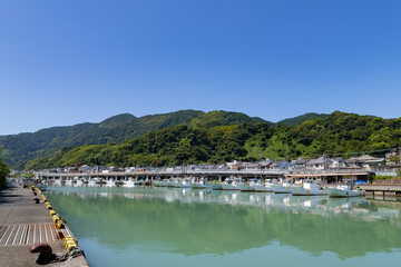 Fototapeta na wymiar 静岡県静岡市由比　由比漁港