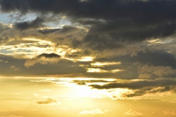 Fototapeta premium Fire in sky 
