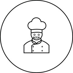 Master chef icon design graphic vector illustration