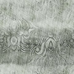 Obraz premium Seamless hand drawn pencil sketch pattern for surface print. High quality illustration. Ornate hand drawn look with lights and shadows and crosshatch texture. Ornate abstract design in perfect repeat.