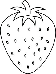 Strawberry icon design graphic vector illustration