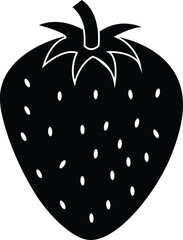 Strawberry icon design graphic vector illustration