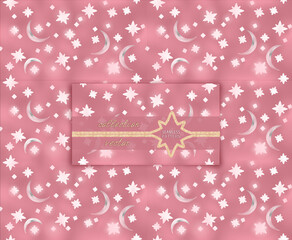 Seamless pattern with stars. baby background with stars.