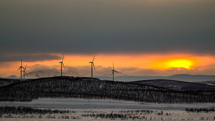 Old copper mine Viscaria in Kiruna, Sweden