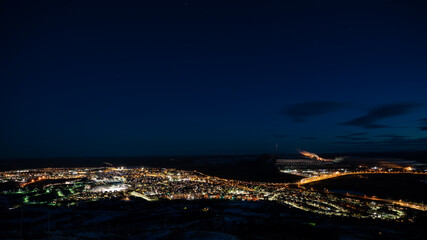 Fototapeta premium Kiruna by night