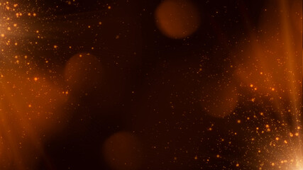 Displaced Particle Background, gold particles background