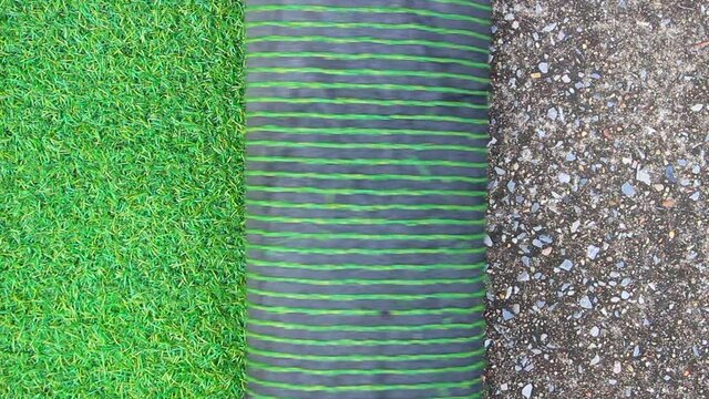Rolling Artificial green Grass background