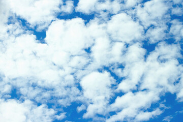 Blue sky with clouds background