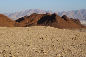 Hiking in Shehoret hills national park in sunset