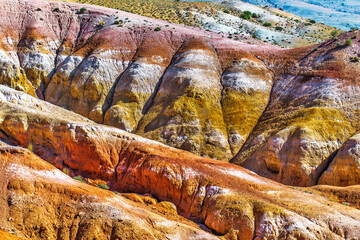 Mountain landscape. Surroundings of the village of Chagan-Uzun, Kosh-Agachsky district of the Altai Republic, Russia