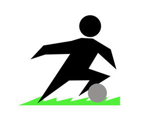 man running silhouette