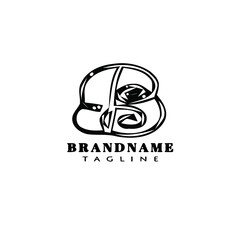 Obraz premium letter b flat logo icon design template black isolated vector illustration