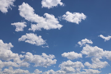 blue sky with clouds