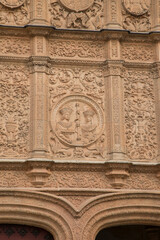 Fototapeta na wymiar Detail on Salamanca University