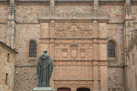 Detail on Salamanca University Facade