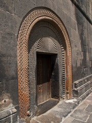 Surp Gevorg church side door carving