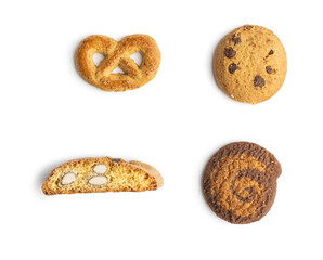 Various cookies. Sweet biscuits.