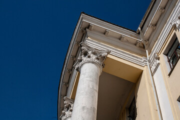 The facade of the second Polish gymnasium near Ternopil, the building of which was erected in 1911