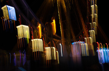 Photos are made in the style of minimalism, impressionism and art